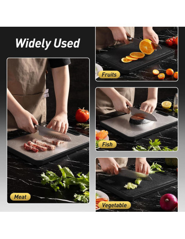 Tabla de Cortar de Titanio Socisen 35.6x24.4cm Doble Cara
