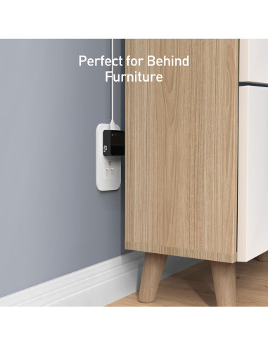 Cargador de pared USB C Nekmit 47W con 2 puertos - Negro