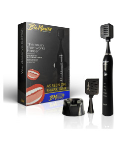 Cepillo de dientes eléctrico Dr Bobbi Big Mouth negro | 5 modos de limpieza