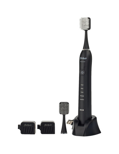 Cepillo de dientes eléctrico Dr Bobbi Big Mouth negro | 5 modos de limpieza