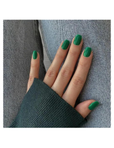 Uñas Postizas Cortas KQueenest Verde Turquesa Reutilizables