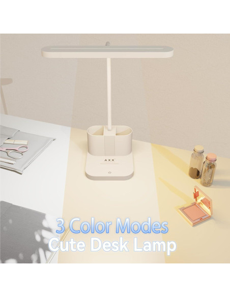 Lámpara de Escritorio LED AXX SD-905A Blanca Regulable