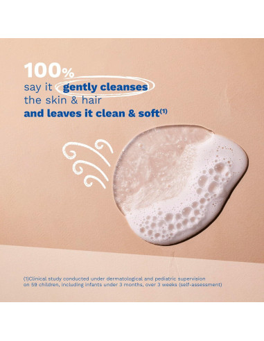 Gel Limpiador Suave Mustela Baby 500 ml - Jabón Cabello y Cuerpo