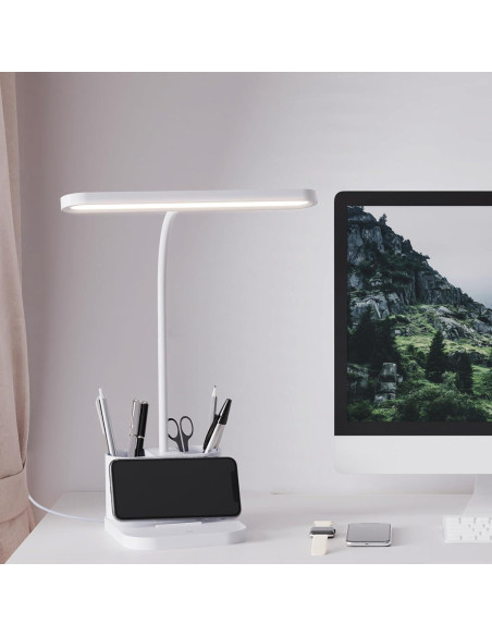 Lámpara de Escritorio LED AXX SD-905A Blanca Regulable