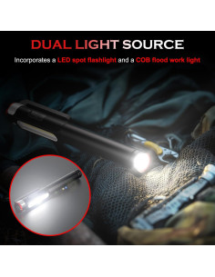 Linterna de Bolígrafo Recargable Lightbeoneus 800 Lúmenes 2