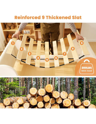 Cama para Niños Pequeños Acolchada con Barandilla de Seguridad