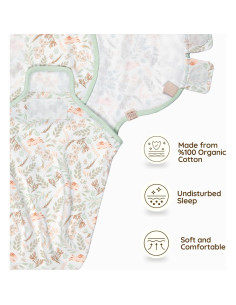 Paquete de 3 Sacos de Sueño Algodón 100% MY LITTLE ZONE 0-3 Meses 2