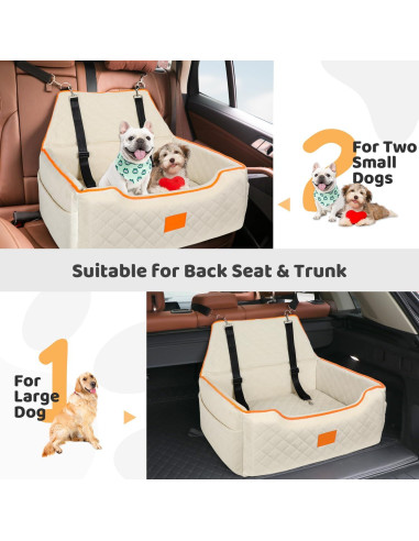 Asiento Elevador para Perros XIEEAOZEE Beige 72.4x52.1cm