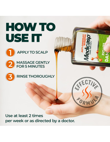 Champú Anticaspa Medicasp 177 ml con Alquitrán de Hulla