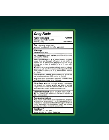 Champú Anticaspa Medicasp 177 ml con Alquitrán de Hulla