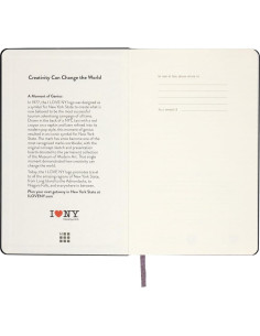 Cuaderno Moleskine I Love NY Grande Rayado Negro 240 Páginas 2