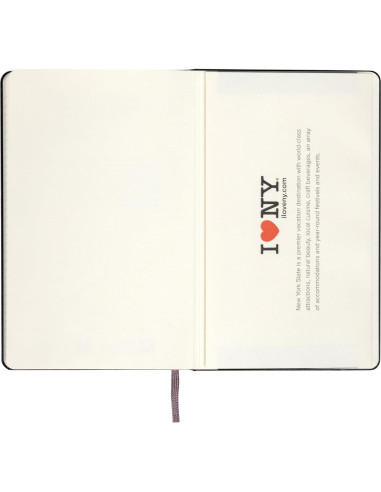 Cuaderno Moleskine I Love NY Grande Rayado Negro 240 Páginas