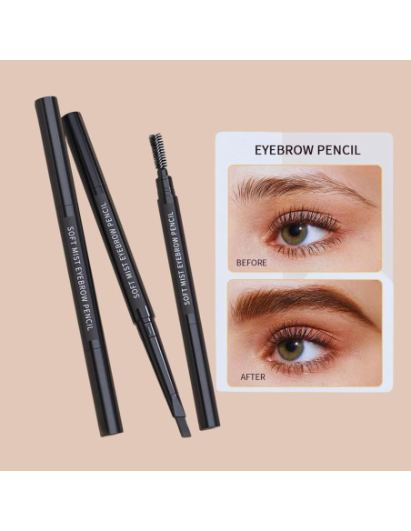 Lápiz de Cejas The Original Brow Wand Marrón Oscuro - Doble Extremo