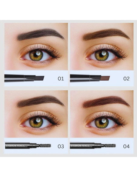 Lápiz de Cejas The Original Brow Wand Marrón Oscuro - Doble Extremo