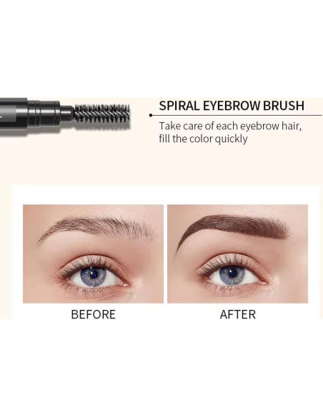 Lápiz de Cejas The Original Brow Wand Marrón Oscuro - Doble Extremo