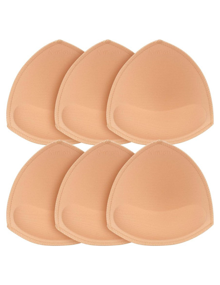 Inserts Almohadillas Sujetador Nimiah 3 Pares Beige AB, CD, DE