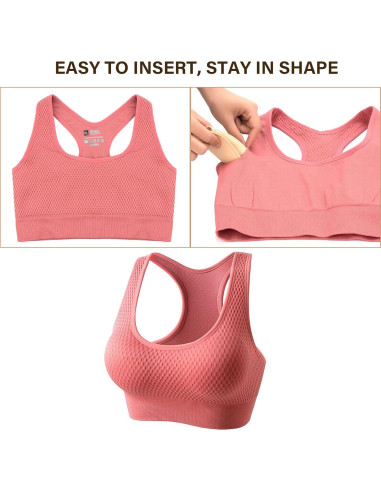 Inserts Almohadillas Sujetador Nimiah 3 Pares Beige AB, CD, DE