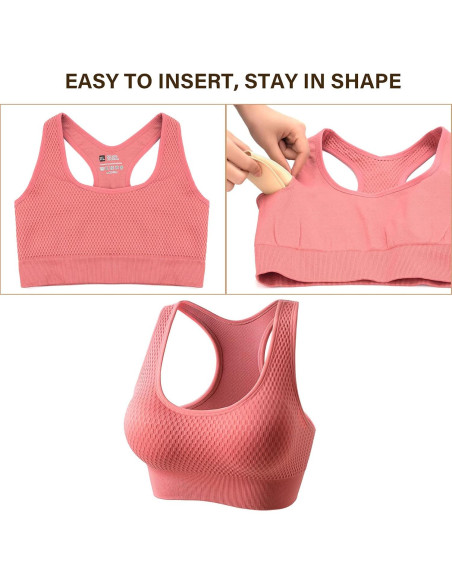 Inserts Almohadillas Sujetador Nimiah 3 Pares Beige AB, CD, DE