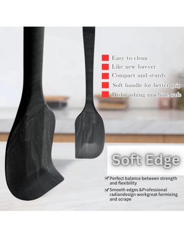 Juego de Espátulas de Silicona DIVIDE STAR 6 Piezas Antiadherente