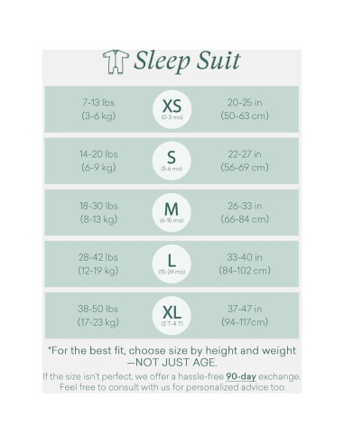 Saco de dormir PurComfy 1.0 TOG para bebés 6-15 meses