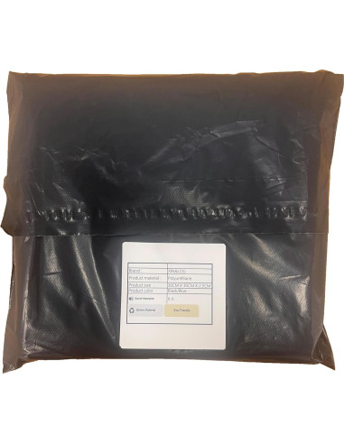 Paquete 24 Paneles Espuma Acústica 1"x12" Negro y Azul