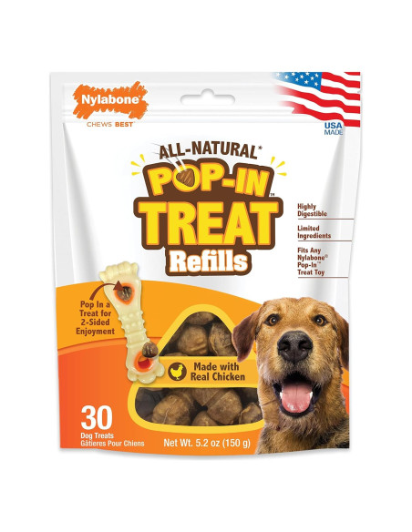 Golosinas para Perros Nylabone Pop-In Sabor Pollo 147g