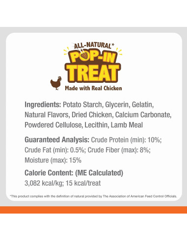 Golosinas para Perros Nylabone Pop-In Sabor Pollo 147g