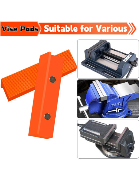 Bloque de prensa de banco NOEAIKE 11.3 oz 4.5" negro/naranja