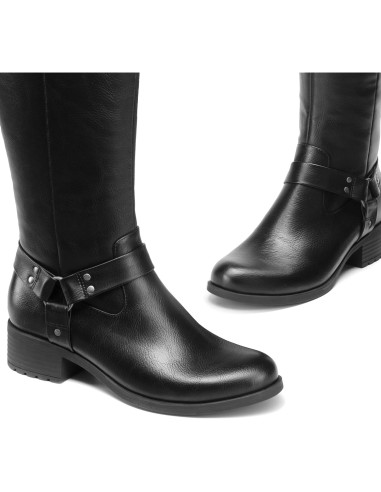 Botas hasta la Rodilla Dream Pairs para Mujeres - Negras, Cómodas