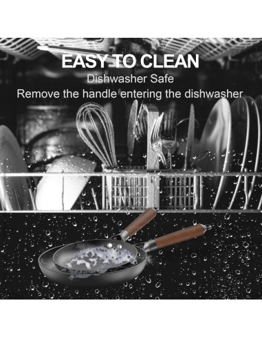 Juego de Sartenes de Hierro Fundido Lamfo 20 y 30 cm Antiadherentes