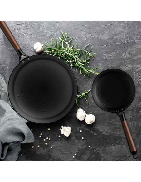 Juego de Sartenes de Hierro Fundido Lamfo 20 y 30 cm Antiadherentes
