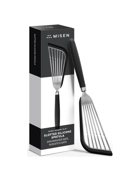 Espátula de Silicona Misen para Pescado - 31.5cm - Apta Lavavajillas