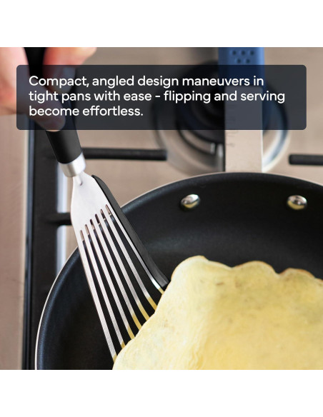 Espátula de Silicona Misen para Pescado - 31.5cm - Apta Lavavajillas