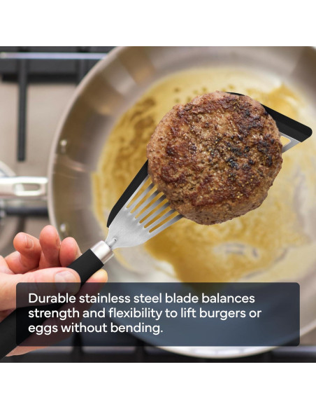 Espátula de Silicona Misen para Pescado - 31.5cm - Apta Lavavajillas