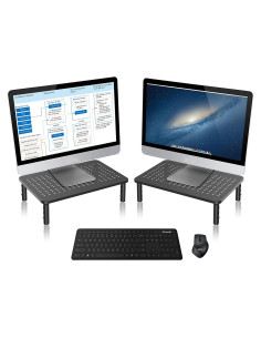 Soporte Elevador para Monitor Bracwiser Ajustable 3 Niveles 370x235mm