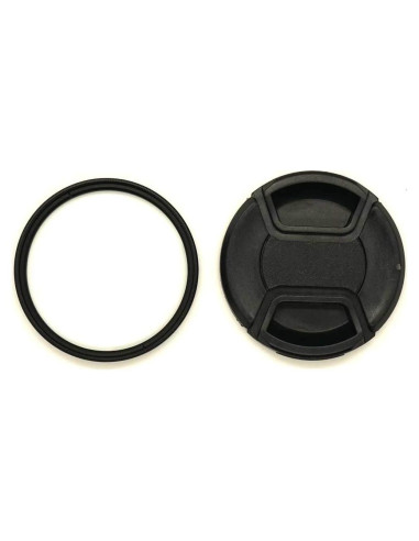 Filtro UV 49mm WH1916 + Tapa de Lente 49mm para Sony y Canon