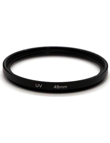 Filtro UV 49mm WH1916 + Tapa de Lente 49mm para Sony y Canon