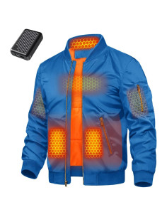 Chaqueta Calentada de Grafeno Wulcea para Hombres 12V 18400mAh