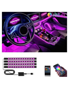 Luces LED interiores para coche Minsezhi con control APP