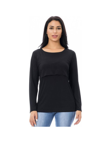 Camisetas de Lactancia Manga Larga Smallshow 3-Pack Mujeres