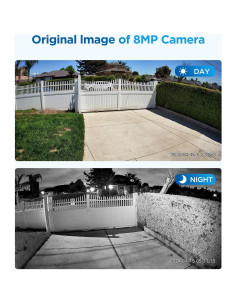 Cámara de Seguridad 4COVR 8MP 4K IP PoE para Exterior 2