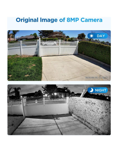 Cámara de Seguridad 4COVR 8MP 4K IP PoE para Exterior