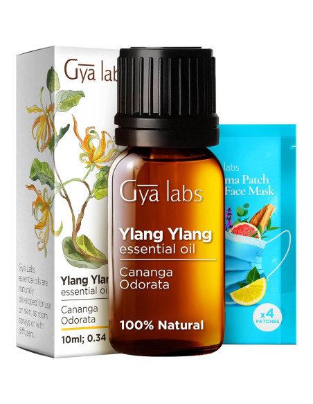 Set de Aceites Esenciales Roll On Gya Labs 2x10ml Tomillo Ylang Ylang