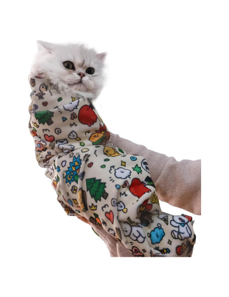 Envoltura para Gatos Drilidoy XL Autoadhesiva para Cortar Uñas