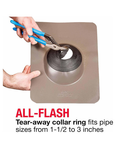 Sello de Techo Oatey 12976 Aluminio 3.81-7.62 cm