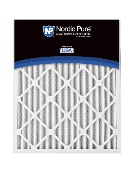 Filtros de Aire Plisados MERV 13 Nordic Pure 15.5x24.5x1.8 Paquete de 3