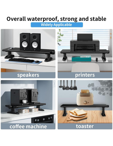 Soporte Elevador Ajustable para Monitor NIFBANG - Negro