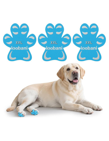 Almohadillas Antideslizantes para Patas de Perros Loobani XXL