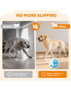 Almohadillas Antideslizantes para Patas de Perros Loobani XXL 2