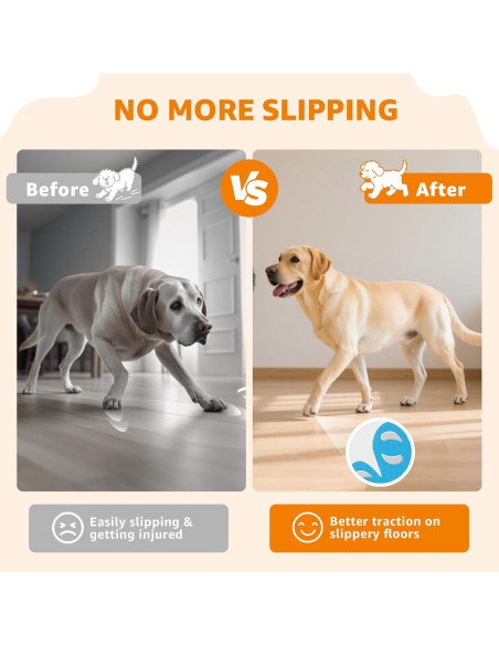 Almohadillas Antideslizantes para Patas de Perros Loobani XXL